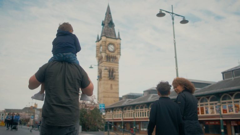 A still from the Enjoy Darlington TV advert