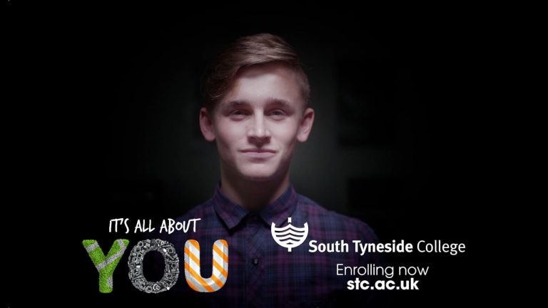 south tyneside college students TV ad