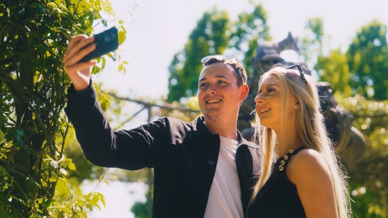 A still from the The Alnwick Garden TV advert